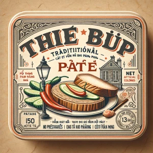 Label Design Description – “Pate Cột Đèn Hải Phòng” by Thị Bếp...