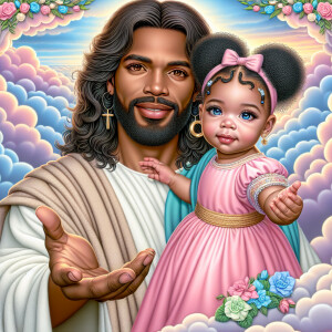 Create a 3D realistic artwork featuring the phrase 'Jesus Saves'...