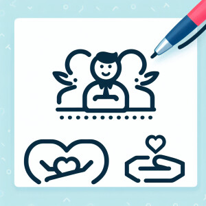 create a logo for a Relationship Doctor, no text on logo