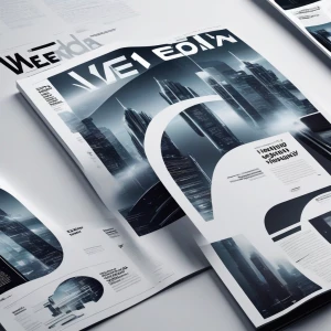 Design a versatile, modern logo featuring the text "Wemedia," sy...