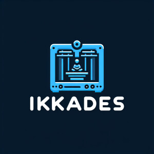 Create logo for bussines 3d printing company name is IkkaDoes