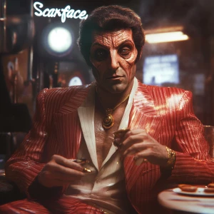 Generate an image of an extraterrestrial character styled after...