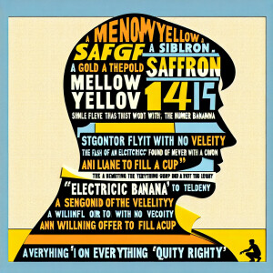 I'm just mad about saffron
A-saffron's mad about me
I'm-a just m...