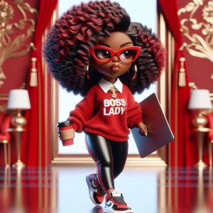 A 3-D full body image view highly detailed, hyper realistic bold...