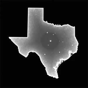 Sonogram image of Texas