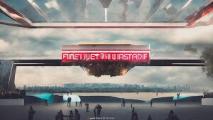 Планета, гуманоидного типа, высокоразвитая цивилизация. Вид на п...