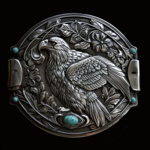 trophy buckle - a contemporary take on the traditional western t...