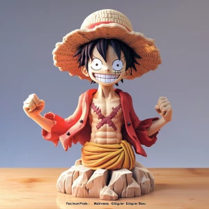 Titre du Prompt : "Fascination Pirate : Luffy, Pièce Maîtresse É...