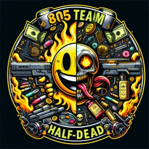 Create aa cartoonish comic style professional ,  horror-themed c...