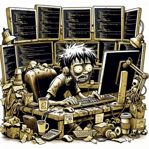 a programmer who is tired of work