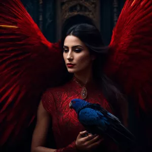 A hyper-realistic, dynamic 8K HDR image featuring a living hybri...