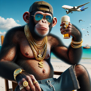 🍎🍏Tatémika

Prompt: Hyperrealistic image of a cheerful chimpan...