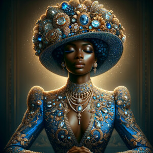 Create an illustration that embodies spirituality and a deep con...