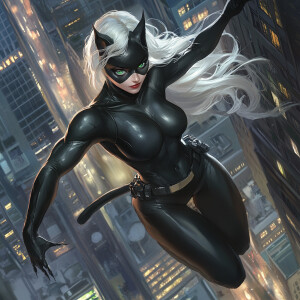 Envision a world where shadows and secrets are her playground, a...