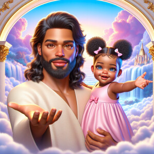 Create a 3D realistic artwork featuring the phrase 'Jesus Saves'...