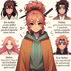 The teenage daughter of Sakura Haruno and Ichigo Kurosaki. Beaut...
