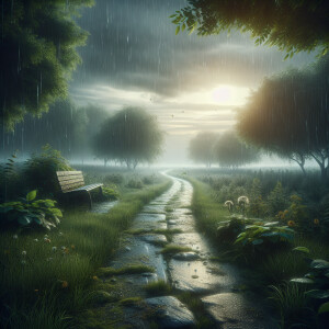 The tears you left behind, 8k resolution, HDR, ultra-detailed ul...