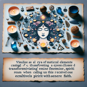 When my eyes are closed what magic am I using,  when when I call...