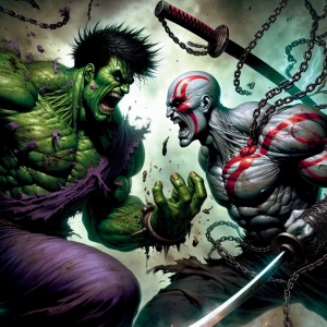 Hulk vs kratos