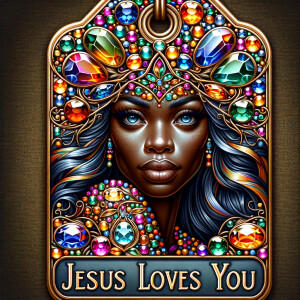 Design a tag that encapsulates a beautiful, colorful depiction o...
