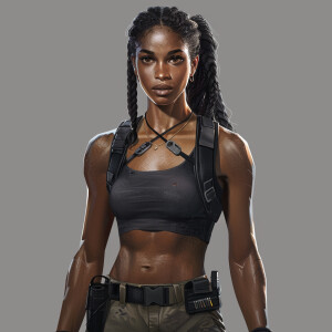 Introduce the character in an intense action sequence, highlight...