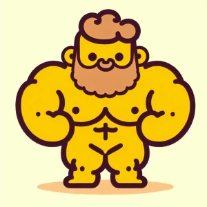 Buff Homer Simpson. Showing off his muscular legs and feet