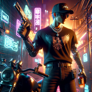 Cyberpunk Streetscape