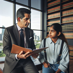 LGBTQ person seeking legal services