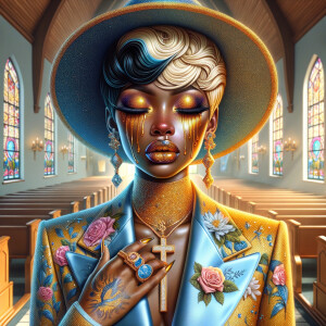 Full image view ultra realistic psychedelic airbrush glossy oil...