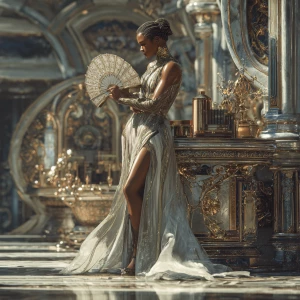 A stunning, cinematic gigapixel photo masterfully blending photo...