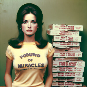 A faded color photograph from the late seventies of a gorgeous 2...