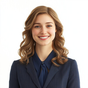 Create a modern-day portrait of a clean and modest woman in her...