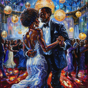 Cartoon illustration  In a whirlwind of dazzling movement and en...