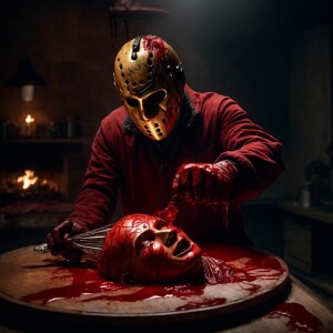 Create an 8K resolution, ultra-realistic HDR image of Jason Voor...