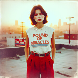 Generate a faded color film photograph from the early seventies...