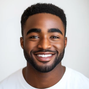 A Man - Relaxed Smile - Clean Face & Modest Face - Region: Afric...