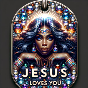 Design a tag that encapsulates a beautiful, colorful depiction o...