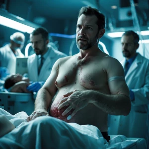 A man who underwent a scientific experiment and is now in his ni...
