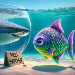 Realistic
Ocean
Cute Purple neon green piranha with no teeth....