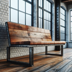 Loft-style bench