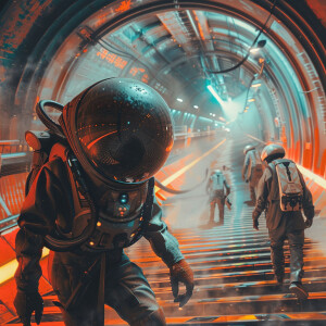 A young alien is on the run from futuristic law enforcement