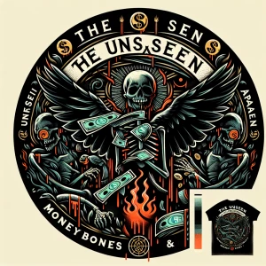 Create a circular, hyper-realistic, mascot-style logo with a ble...