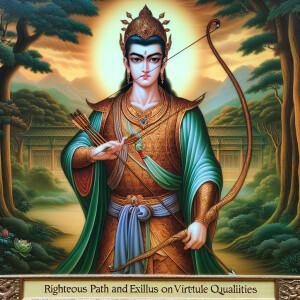 Generate AI image for lord Rama based on Ramayana