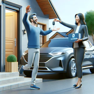 Hope that your rental car is offered at the Doorstep by the Door...