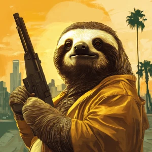Sloths slerf meme,It is what it is, GTA style