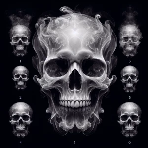 smoke skull