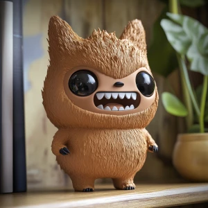 A stylized designer toy version of the meme character Meme DOGE,...