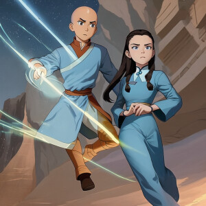 Katara and aang