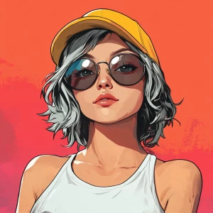 young, rebellious gta-style character. The character should have...