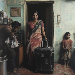 Photorealism, a 54-year-old Gujarati mother who works as housema...